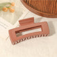 Beau - Rectangle Solid Color Hair Clip