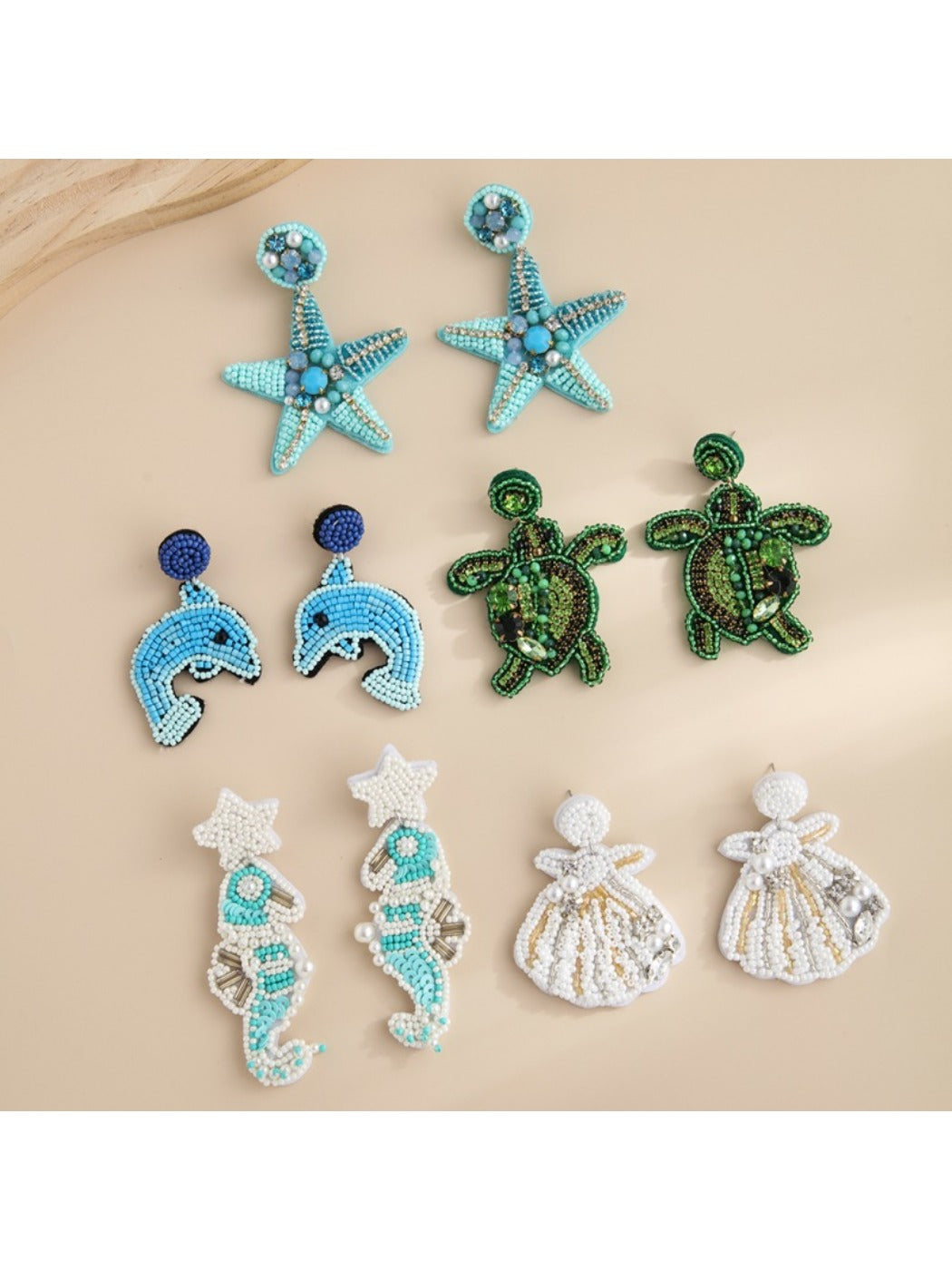 Earedge - Ocean Themed Charm Earrings