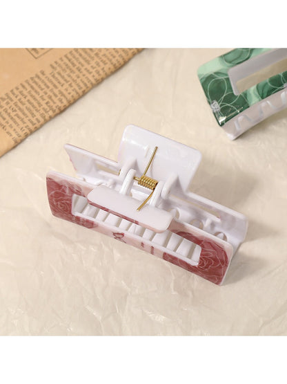 Beau - Elegant Rose Motif Claw Clip