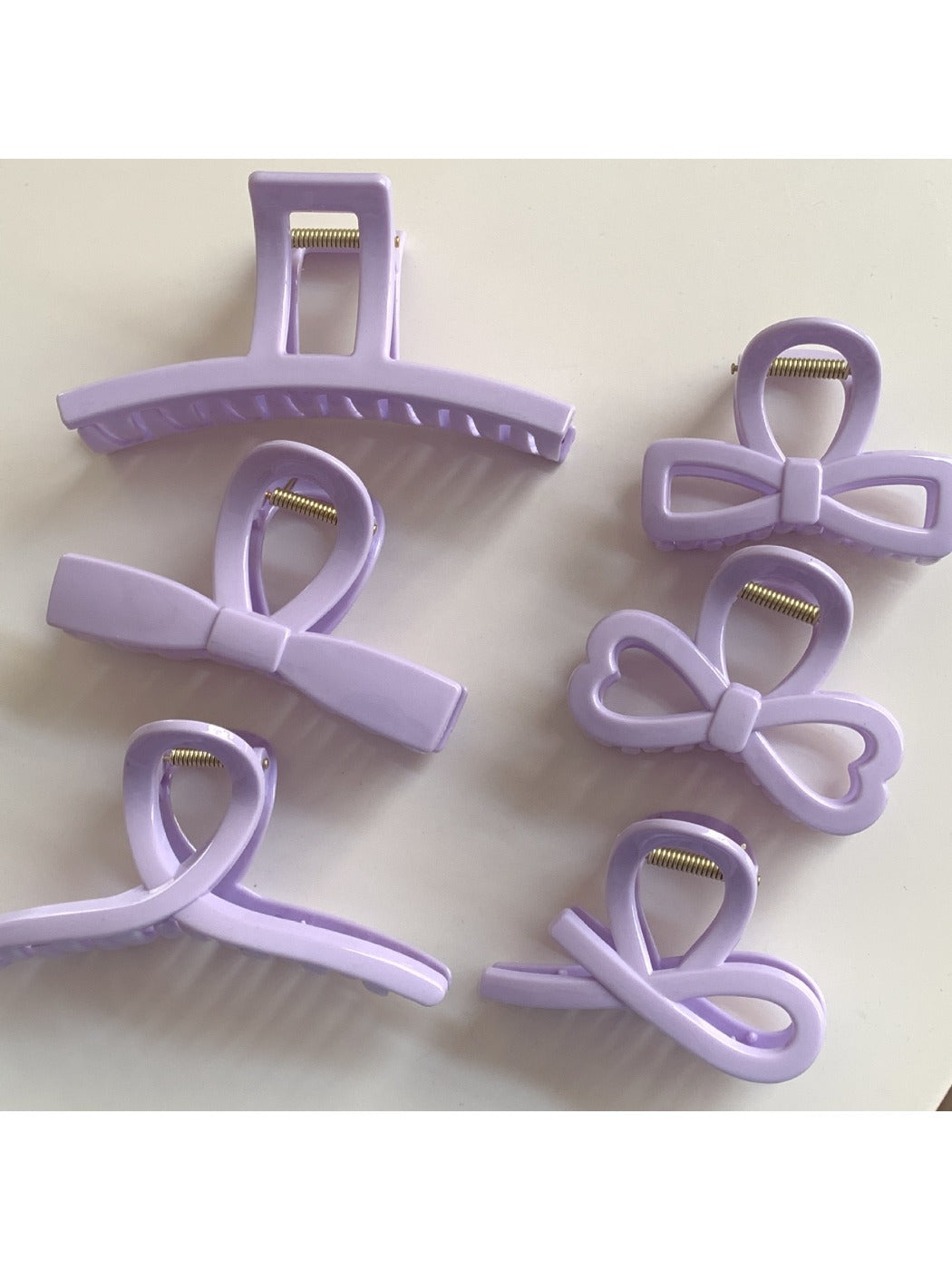 Beau - Adorable Purple Hair Claw Clip