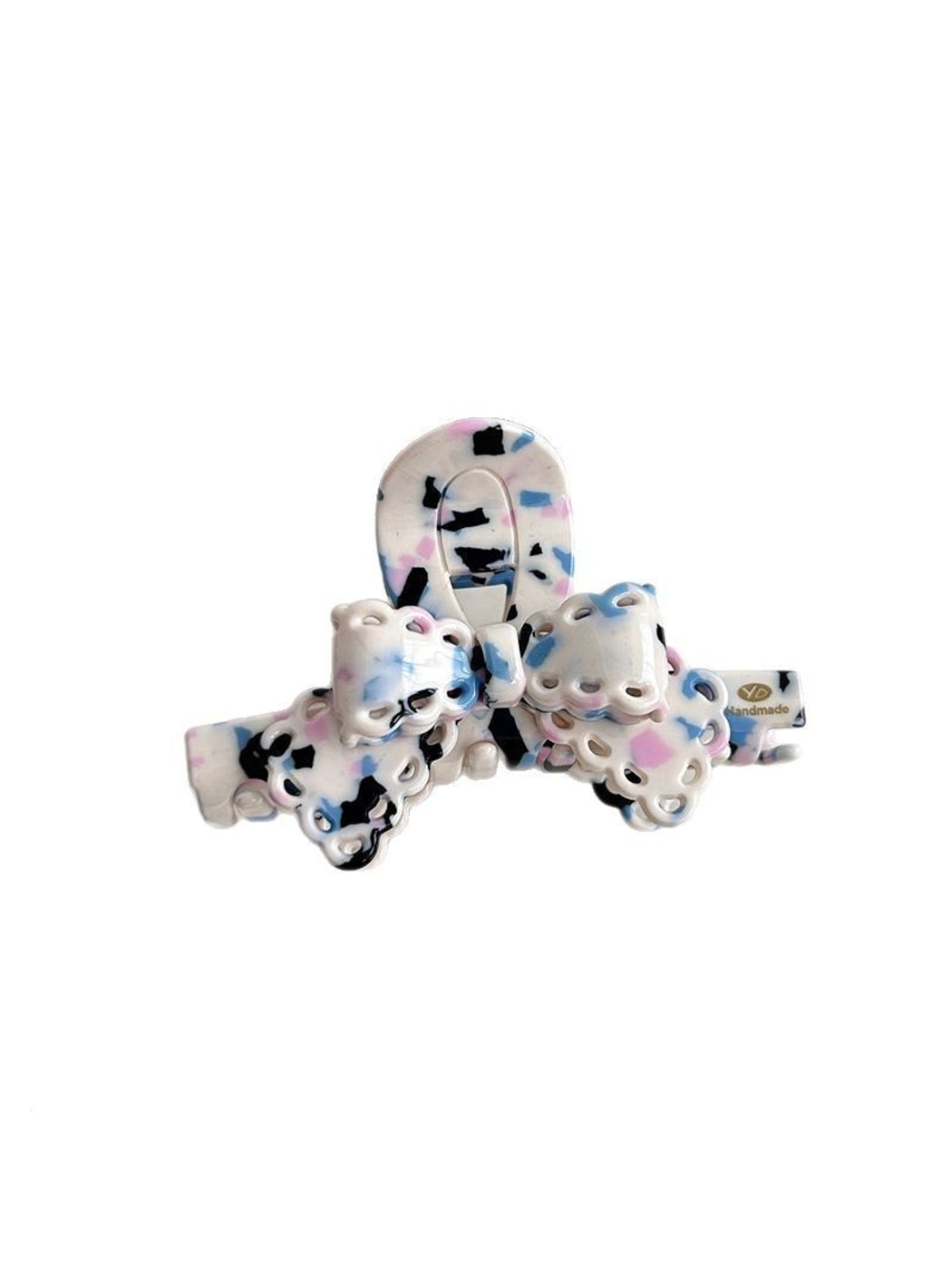 Beau - Decorative Bow Shape Acetate Alloy Claw Clip