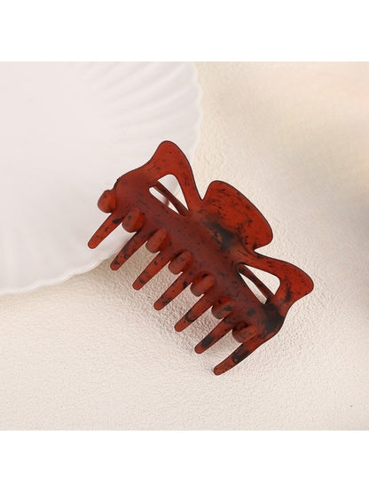 Beau - Retro Minimalist Brown Hair Clip