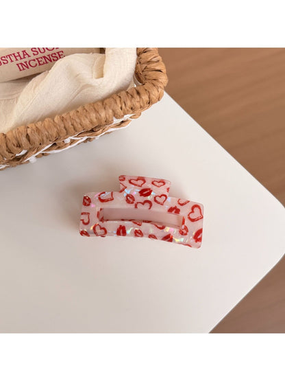Beau - Valentine's Day Red Hair Clip