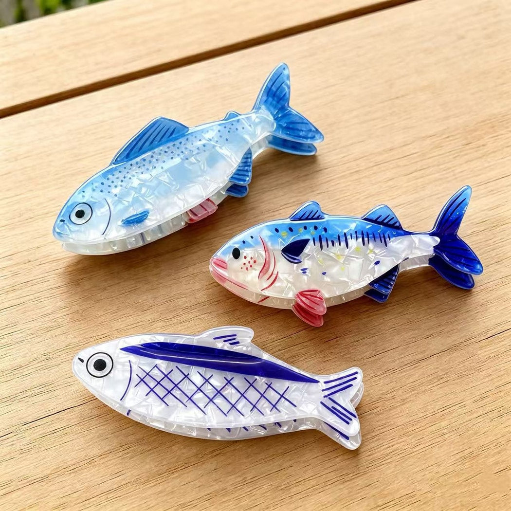 Beau - Cute Fish Shape Acetate Claw Clip