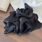 Beau - Glossy Sheer Irregular Ruffle Banana Clip