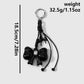 Keypus - Cute Bow and Cherry Charm Keychain
