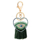 Keypus - Halloween Funny Blue Eye Tassel Keychain