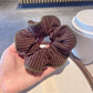 Gifty - Color Blocked Striped Scrunchie