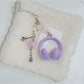 Keypus - Star Accent Headphone Bag Pendant Keychain