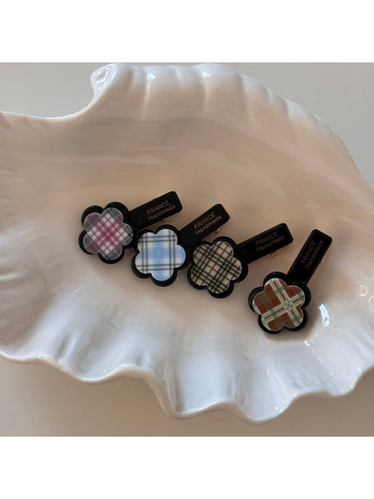 Beau - Elegant Plaid Hair Clip