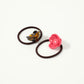 Gifty - Acetate Flower Hair Tie for High Ponytail Bun