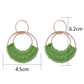 Earedge - Bohemian Geometric Round Stud Earrings