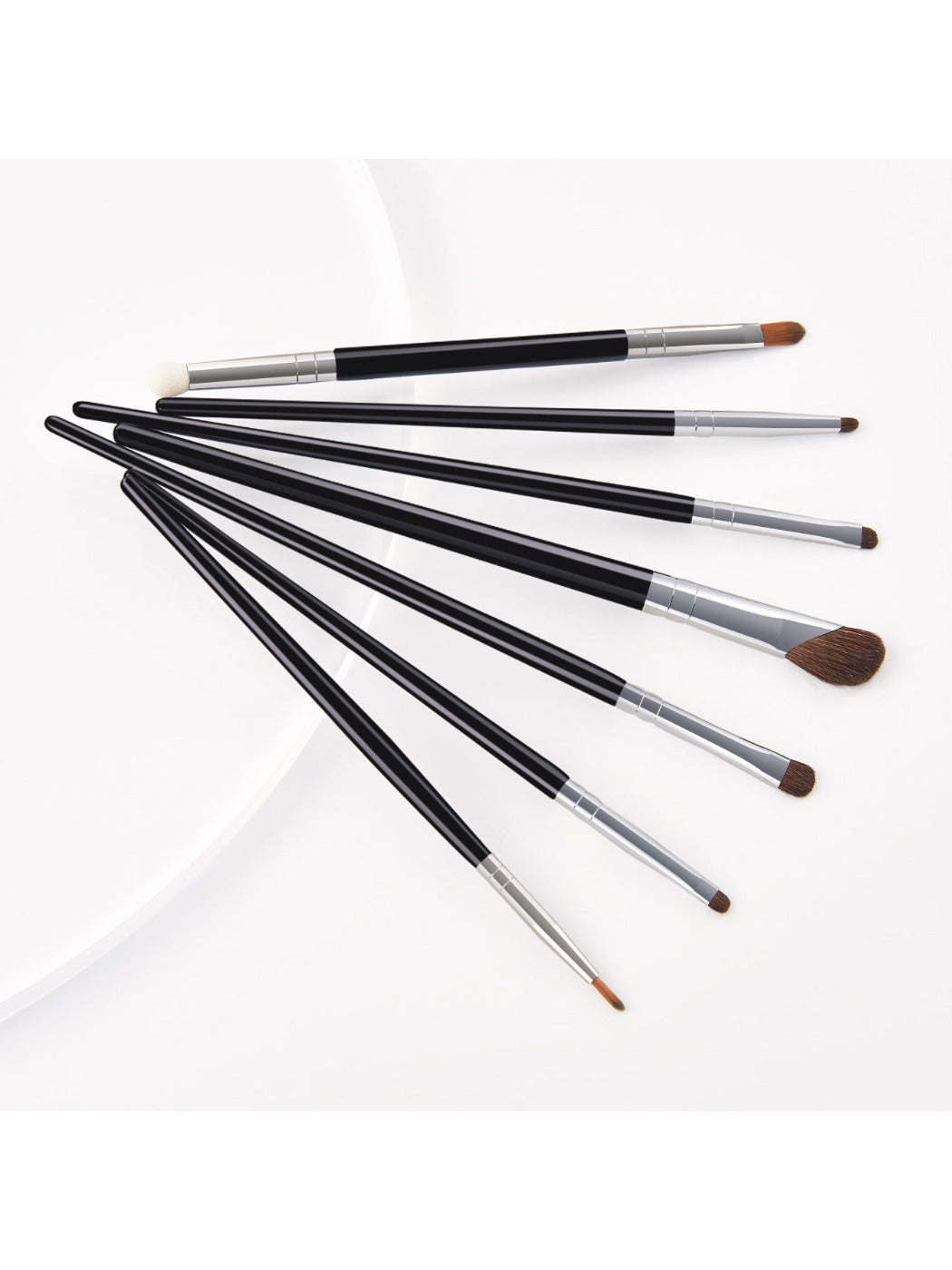 Smoosh - 7pcs Black Makeup Brushes