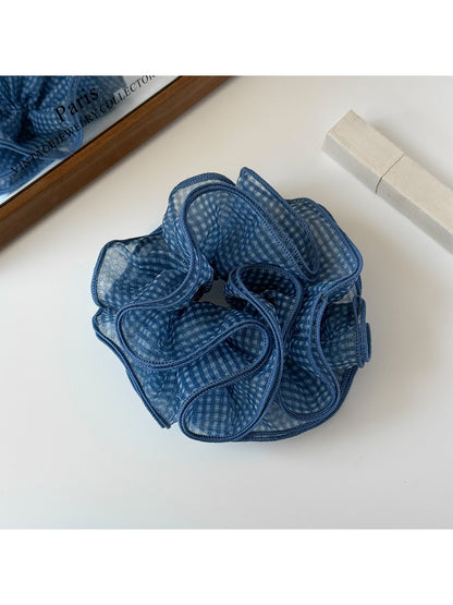 Gifty - Layered Mesh Ruffle Scrunchie