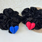 Gifty - Velvet Heart Hair Scrunchie