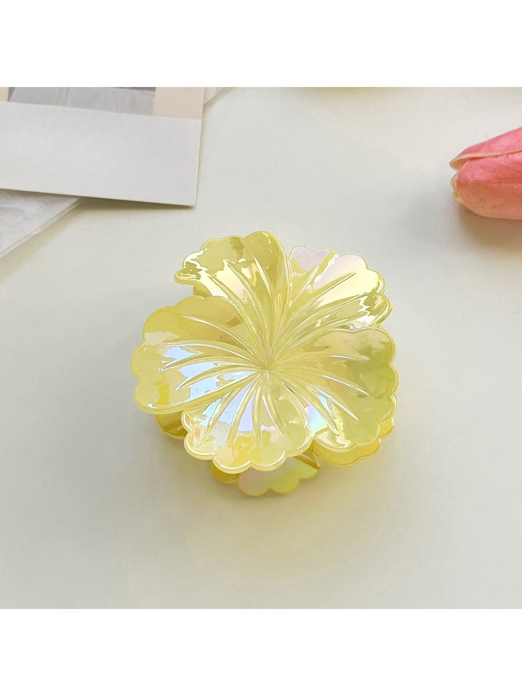 Beau - Colorful Egg Flower Shaped Hair Clip