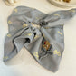 Gifty - Cute Bear Detail Polyester Scrunchie