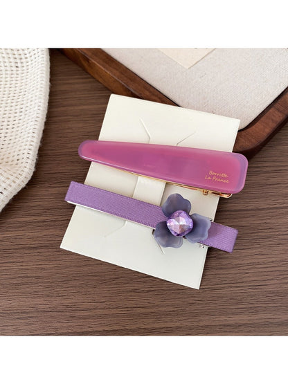 Beau - Elegant Flower Oval Hair Clip
