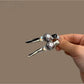 Beau - Round Bead Metal Side Bangs Hair Clip