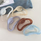 Beau - Solid Color Cloud Shaped Hollow Claw Clip