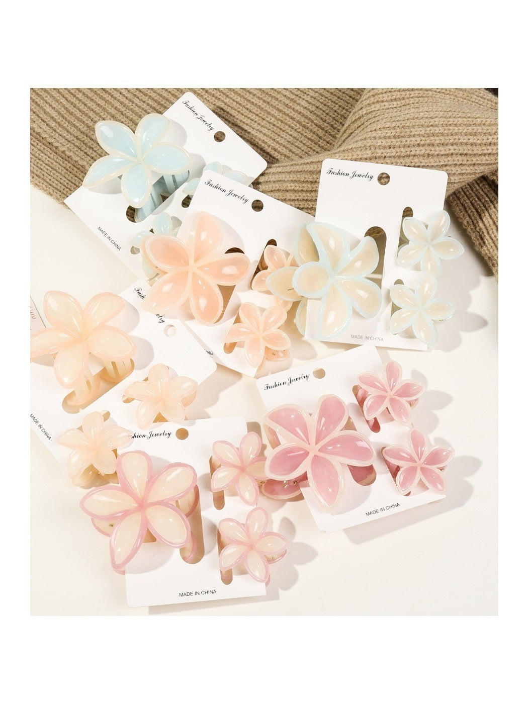 Beau - Five Petal Frangipani Hair Clip