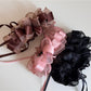 Beau - Sweet Ruffle Bow Fabric Banana Clip
