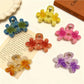 Beau - Sweet Floral Double Bloom Hair Claw Clip