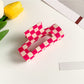 Beau - Checkerboard Macaron Openwork Hair Claw Clip