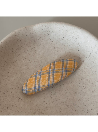 Beau - Irregular Oval Pattern Hair Clip