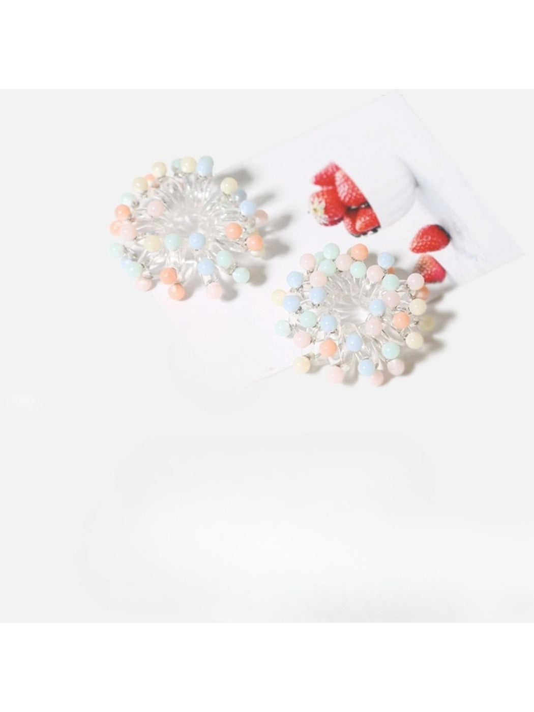 Gifty - Colorful Beaded Spiral Hair Ties