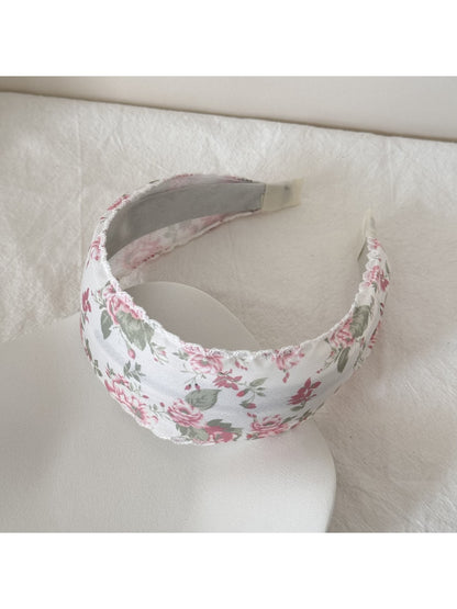 Gifty - Women's Floral Print Wide Fabric Headband
