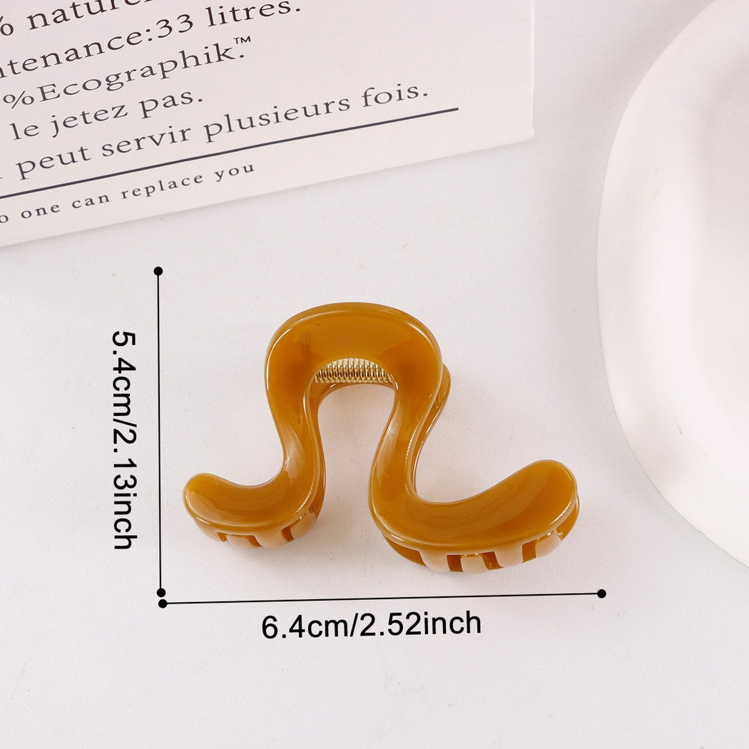 Beau - Elegant Geometric Fashion Solid Claw Clip