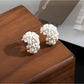 Earedge - Floral Pleat Premium Earrings