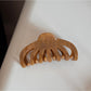 Beau - Curved Irregular Acetate Fiber Claw Clip