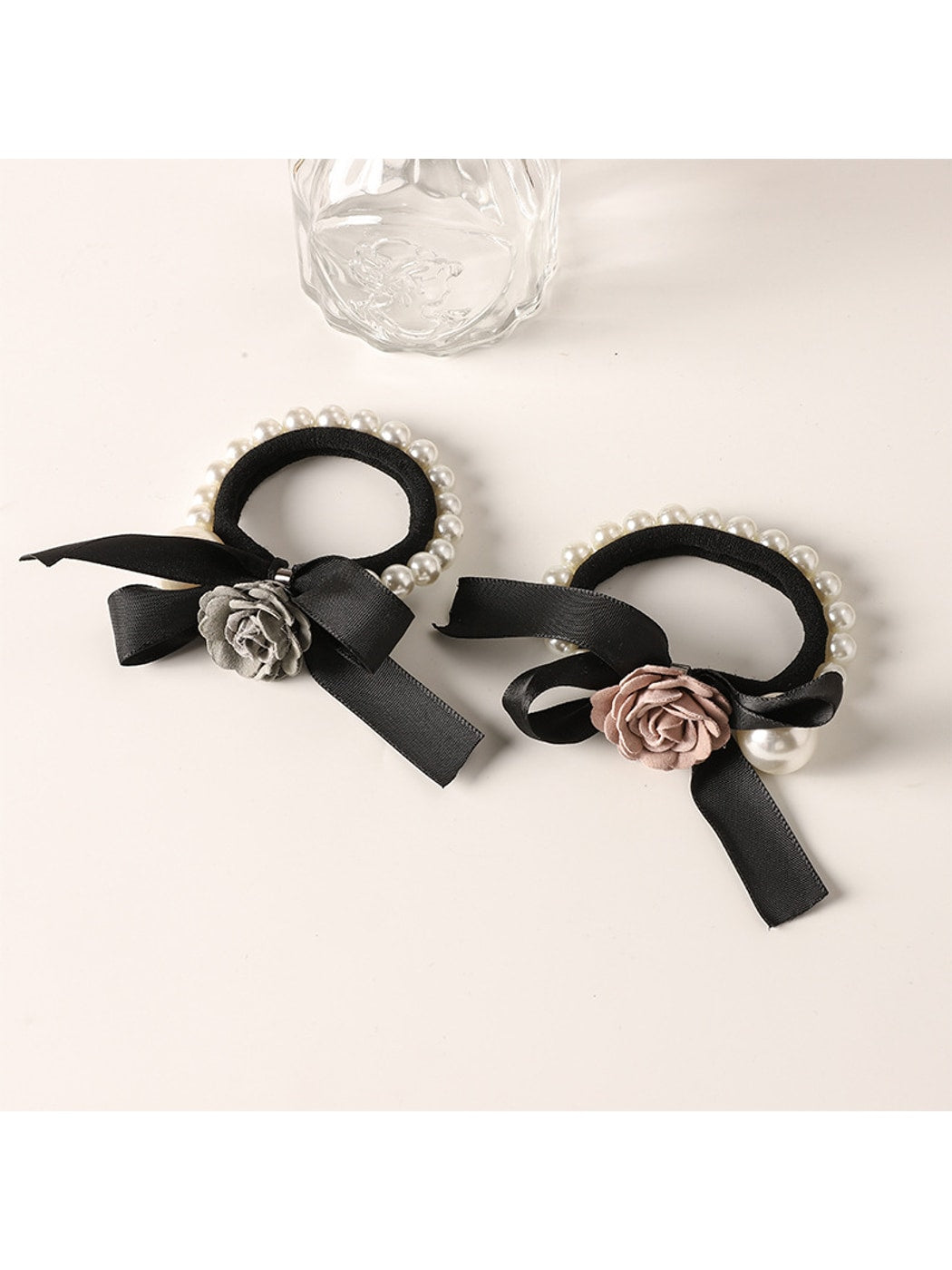 Gifty - Bow Flower Decorative Hair Tie