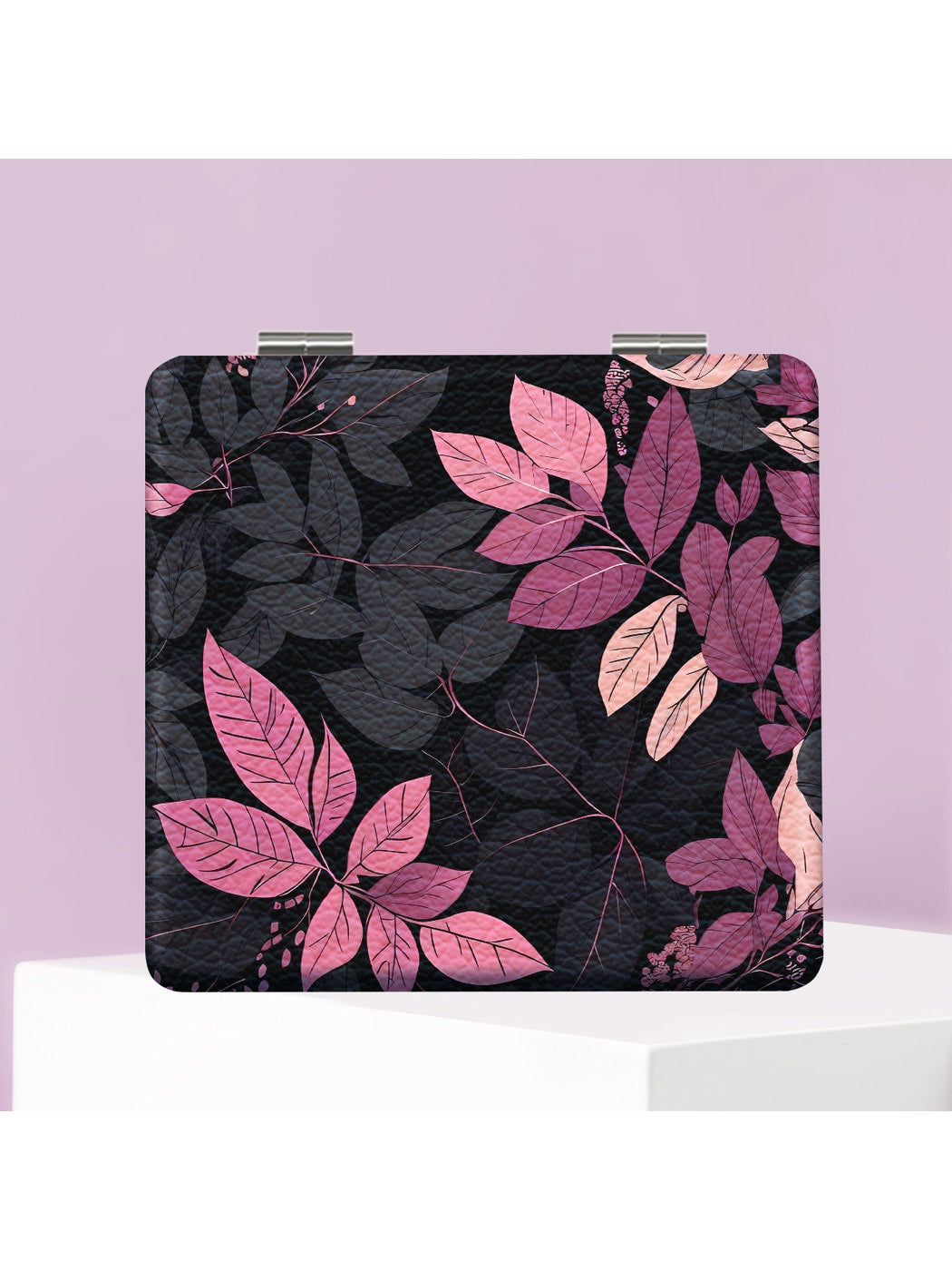 Mirroray - Square Leaf Pattern Portable Folding Mirror