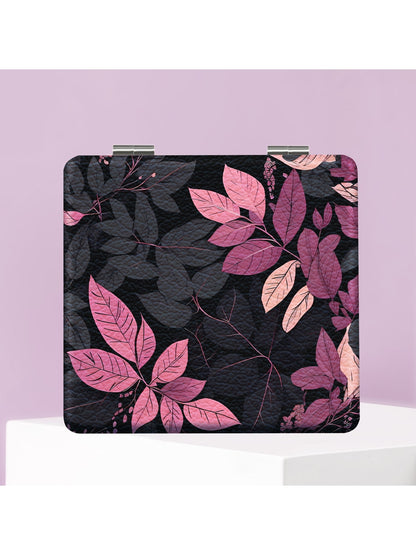 Mirroray - Square Leaf Pattern Portable Folding Mirror