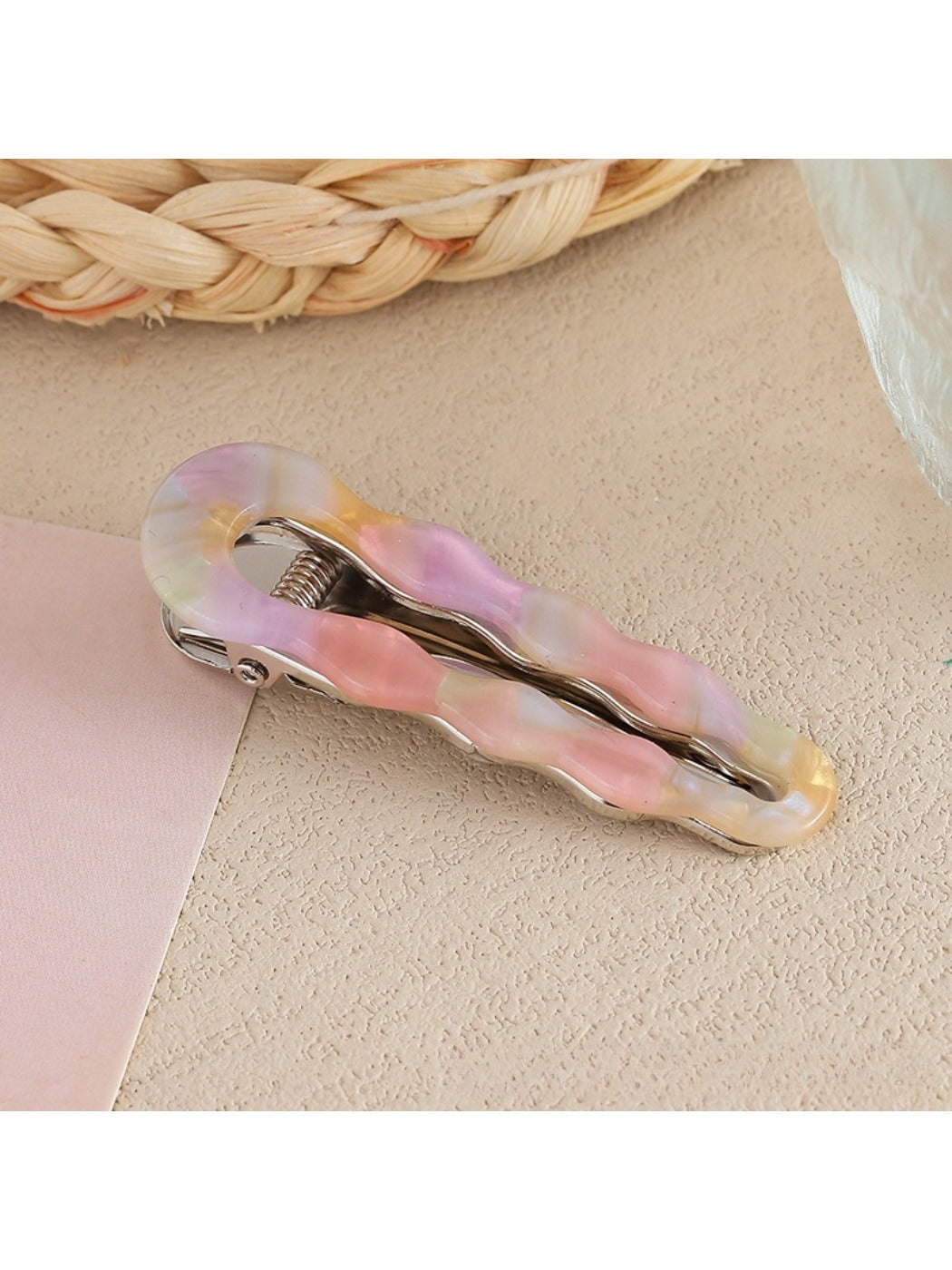 Beau - Spring Summer Wavy Shaped Hair Clip