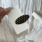 Beau - Polka Dot Oval Side Barrette
