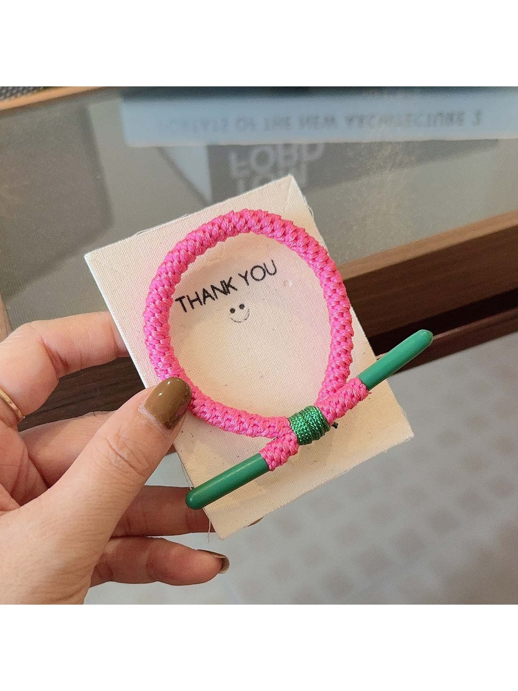 Gifty - Polyester Woven High Stretch Elastic Hair Tie