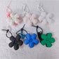 Keypus - Two-Tone Five-Petal Flower Keychain
