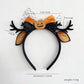 Gifty - Halloween Pumpkin Ghost Lace Dress-Up Headband