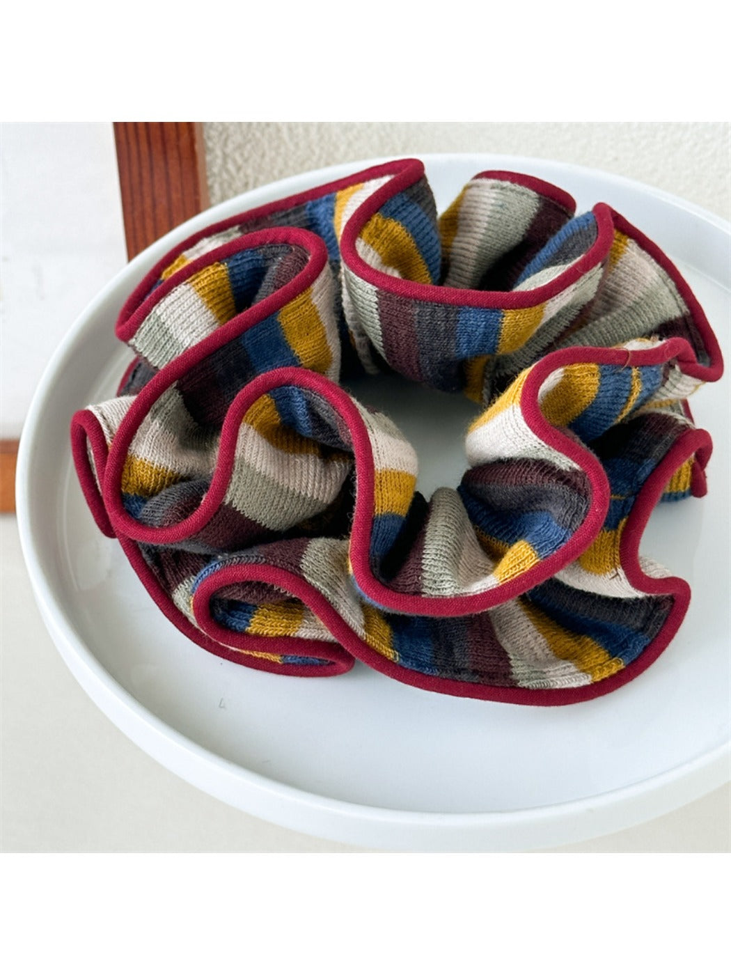 Gifty - Brown Striped Hair Ties