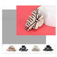 Beau - Acetate Fiber Bow Edge Trim Claw Clip
