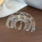 Beau - Transparent Polka Dot Plastic Claw Clip