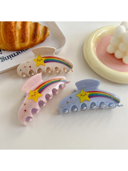 Beau - Rainbow Star Hair Clip