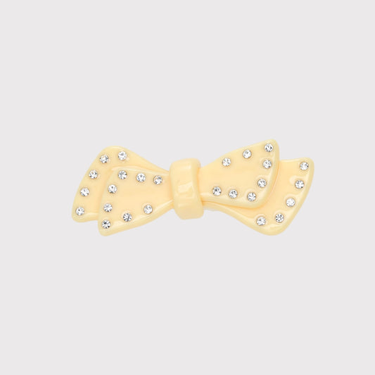 Beau - Pastel Glossy Bow Shape Hair Clip