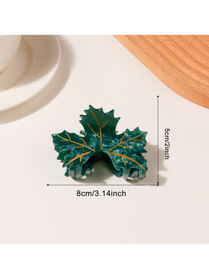 Beau - Vintage Maple Leaf Shape Claw Hair Clip