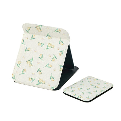 Mirroray - Floral Print Folding Desktop Makeup Mirror