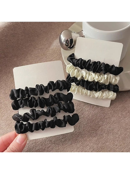 Gifty - 4 Pack Solid Color Hair Ties